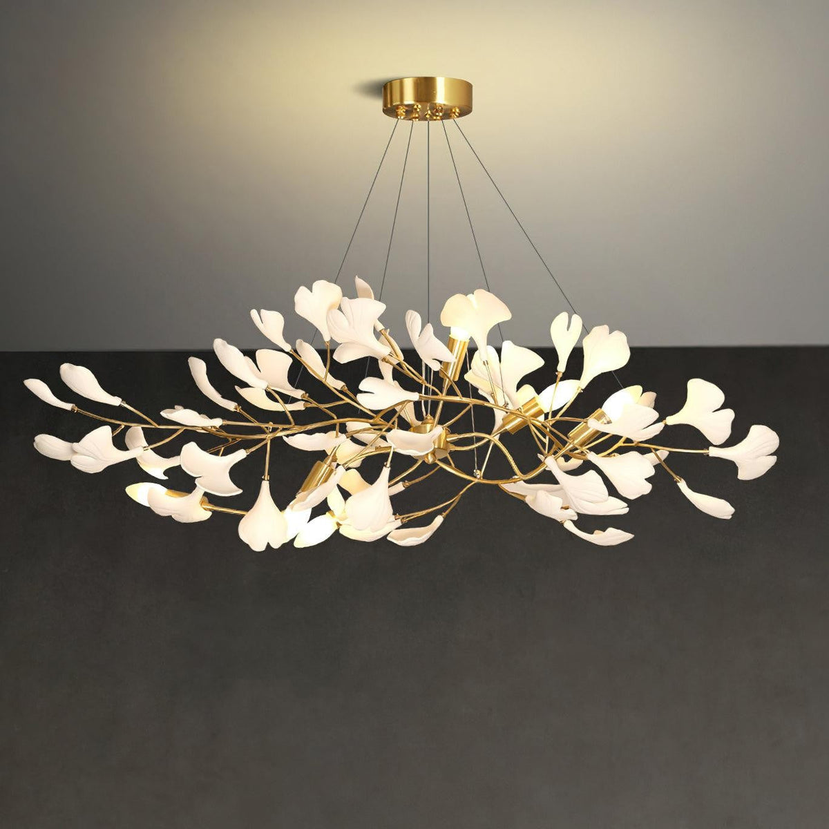 Aurora Ginkgo Leaf Chandelier