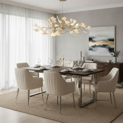 Aurora Ginkgo Leaf Chandelier