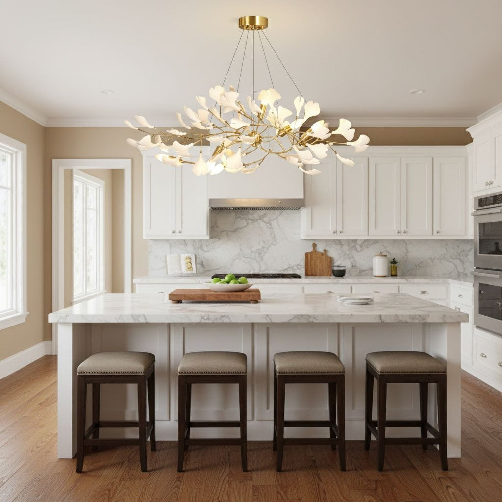 Aurora Ginkgo Leaf Chandelier