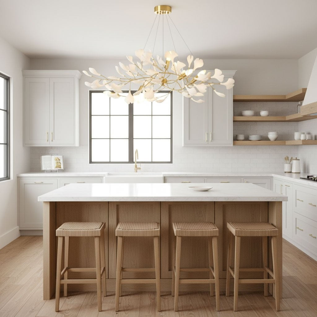 Aurora Ginkgo Leaf Chandelier