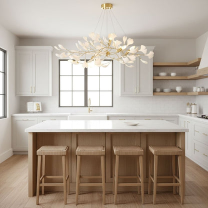 Aurora Ginkgo Leaf Chandelier