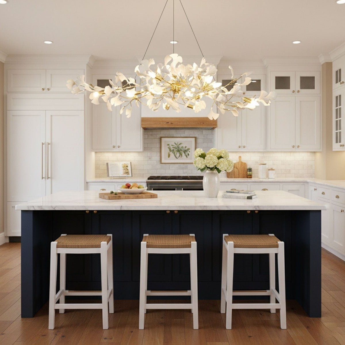 Aurora Ginkgo Leaf Chandelier