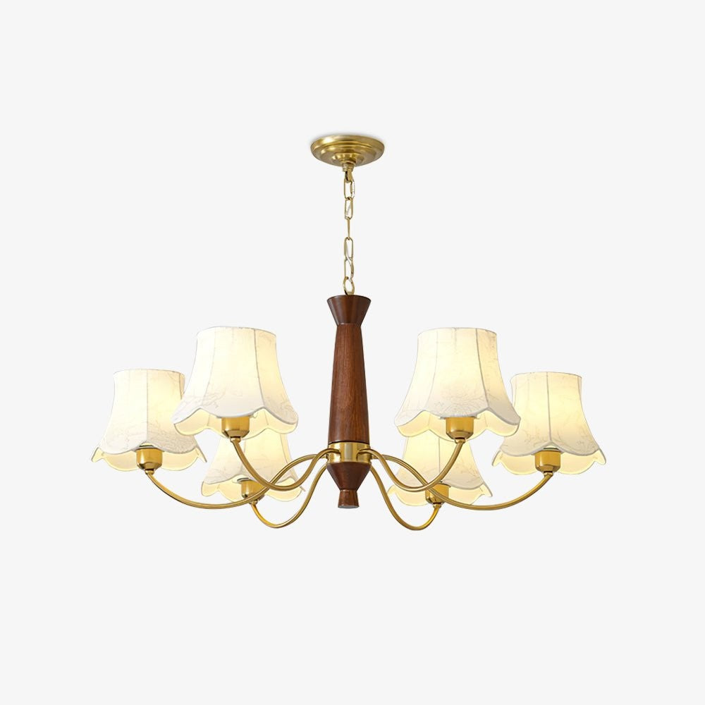 Aveline Fabric Shade Chandelier