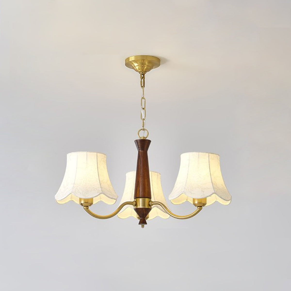 Aveline Fabric Shade Chandelier