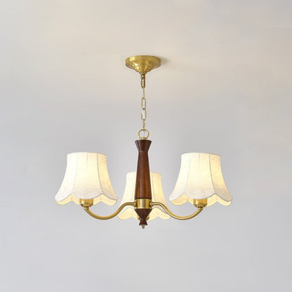 Aveline Fabric Shade Chandelier