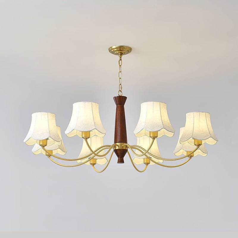 Aveline Fabric Shade Chandelier