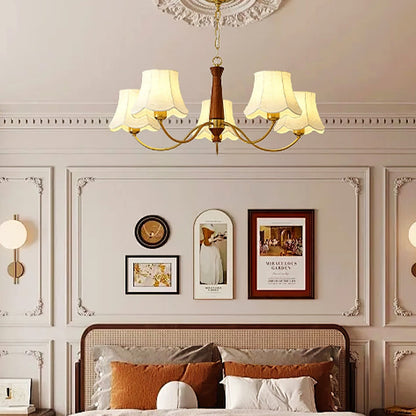 Aveline Fabric Shade Chandelier