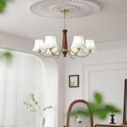Aveline Fabric Shade Chandelier