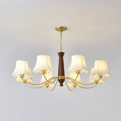 Aveline Fabric Shade Chandelier