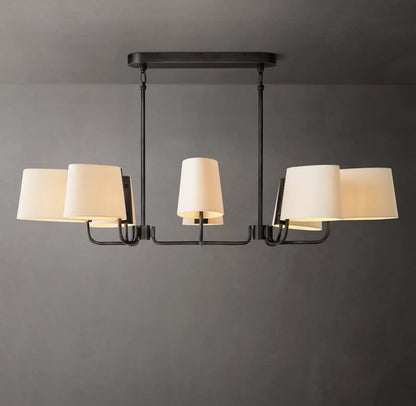 Bellamy Oval Shade Linear Chandelier