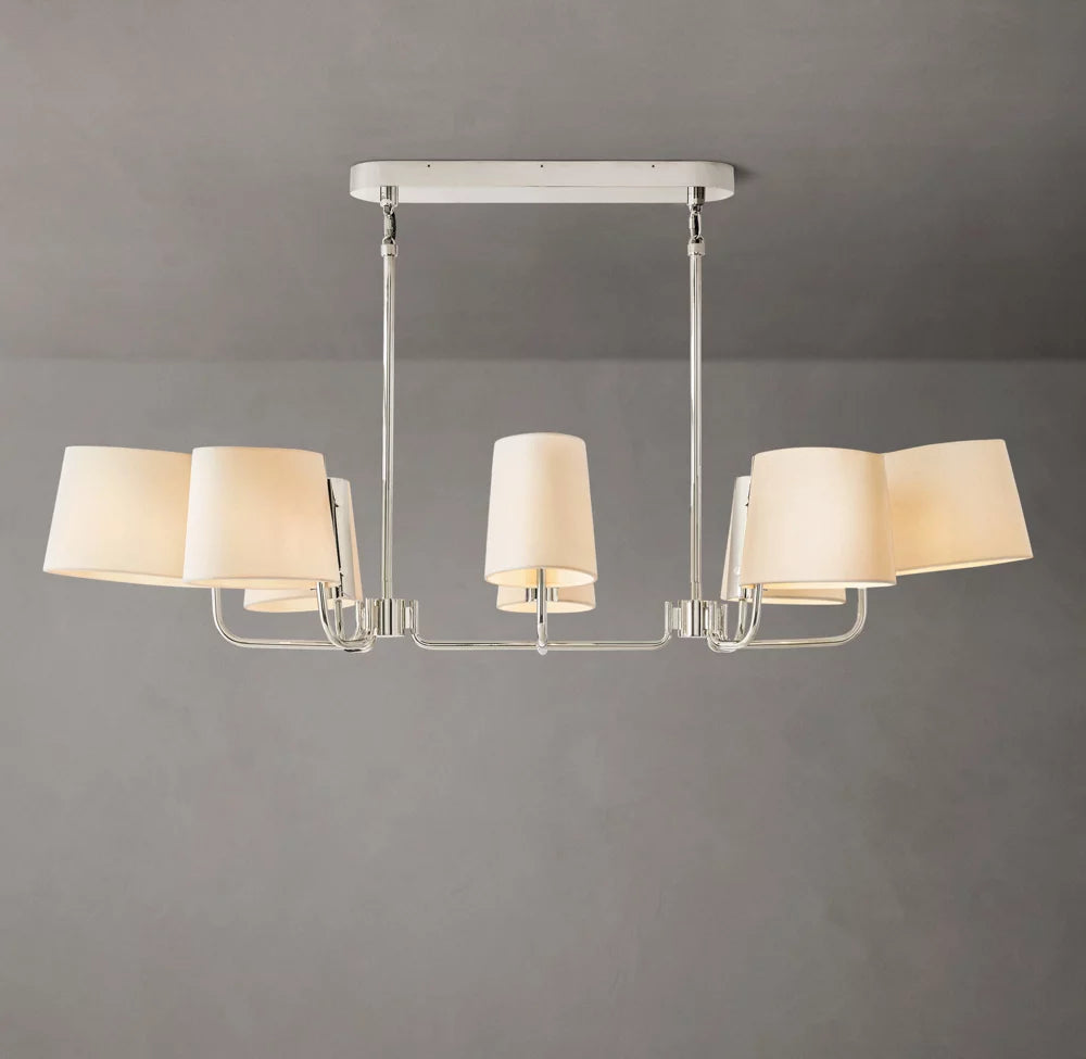 Bellamy Oval Shade Linear Chandelier