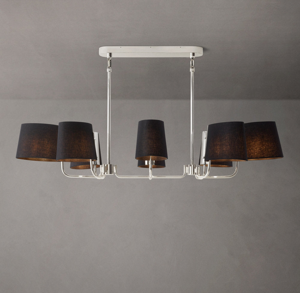 Bellamy Oval Shade Linear Chandelier