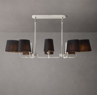 Bellamy Oval Shade Linear Chandelier