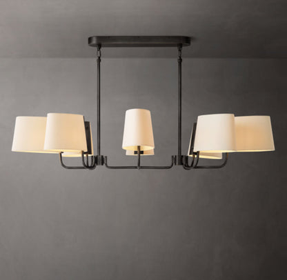 Bellamy Oval Shade Linear Chandelier
