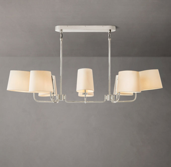 Bellamy Oval Shade Linear Chandelier
