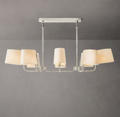 Bellamy Oval Shade Linear Chandelier