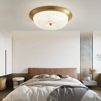 Bravelle Textured Glass Ceiling Light