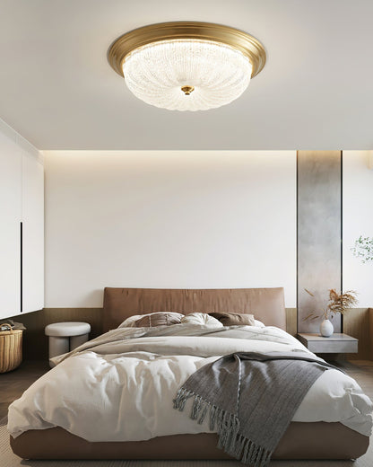 Bravelle Textured Glass Ceiling Light