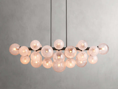 Bubble Glass Globe Island Chandelier
