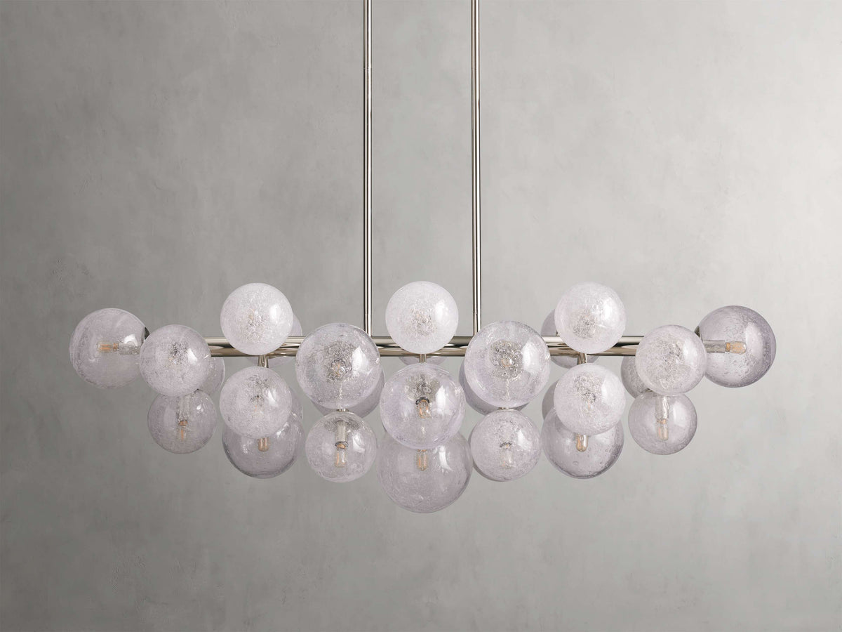 Bubble Glass Globe Island Chandelier