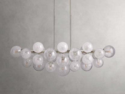 Bubble Glass Globe Island Chandelier