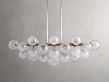 Bubble Glass Globe Island Chandelier