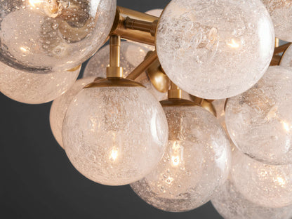 Bubble Glass Globe Island Chandelier