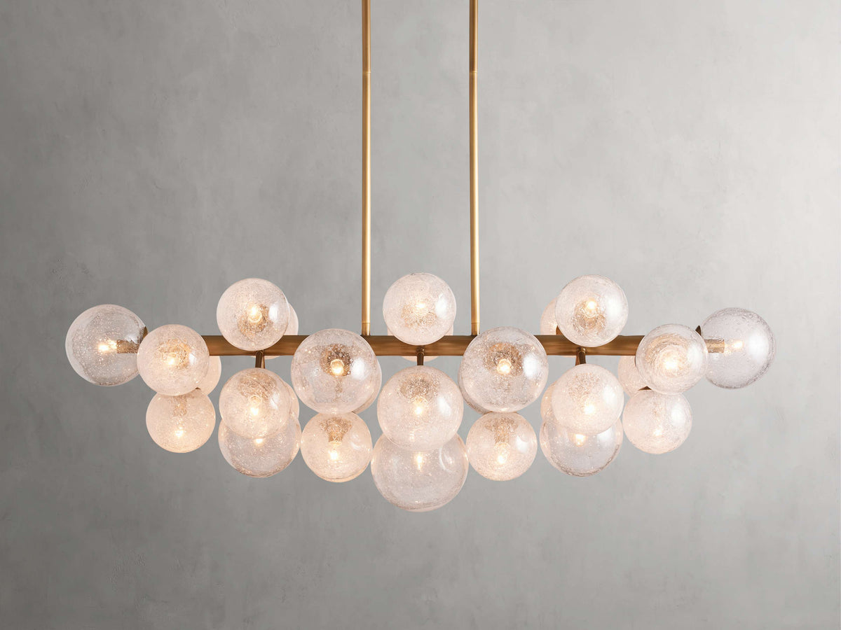 Bubble Glass Globe Island Chandelier