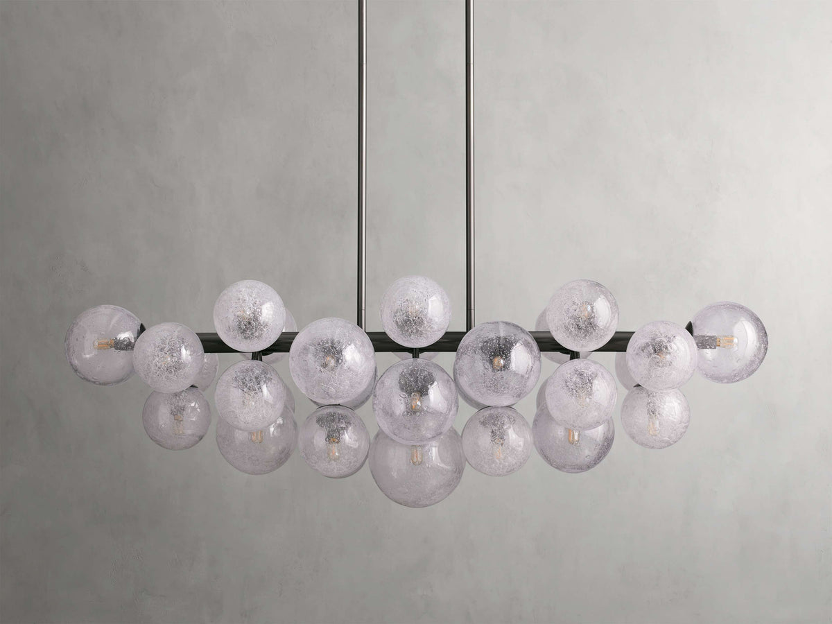 Bubble Glass Globe Island Chandelier