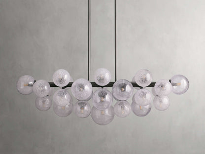 Bubble Glass Globe Island Chandelier