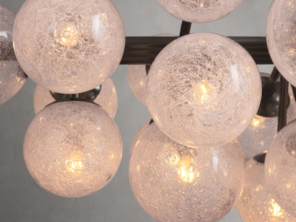 Bubble Glass Globe Island Chandelier
