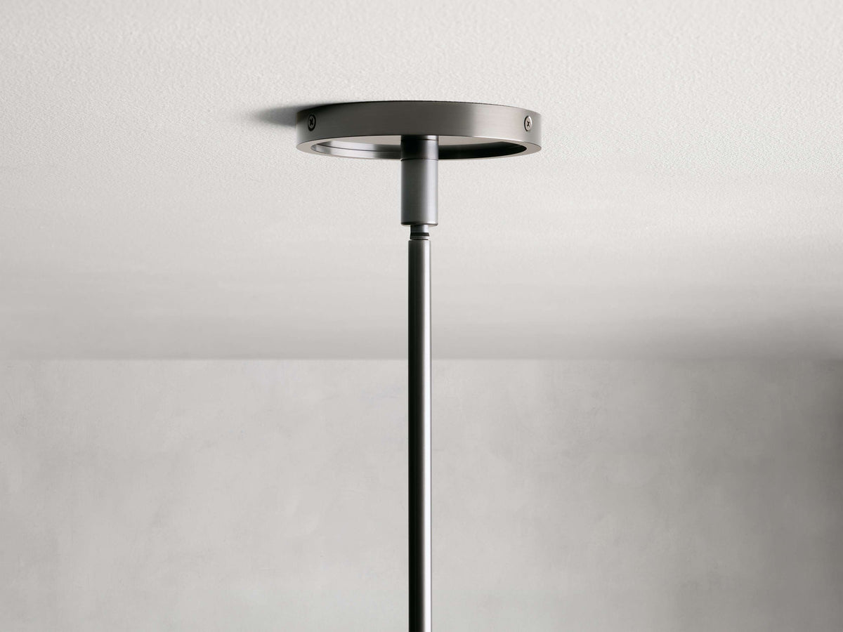 Clear Cone Industrial Ring Chandelier