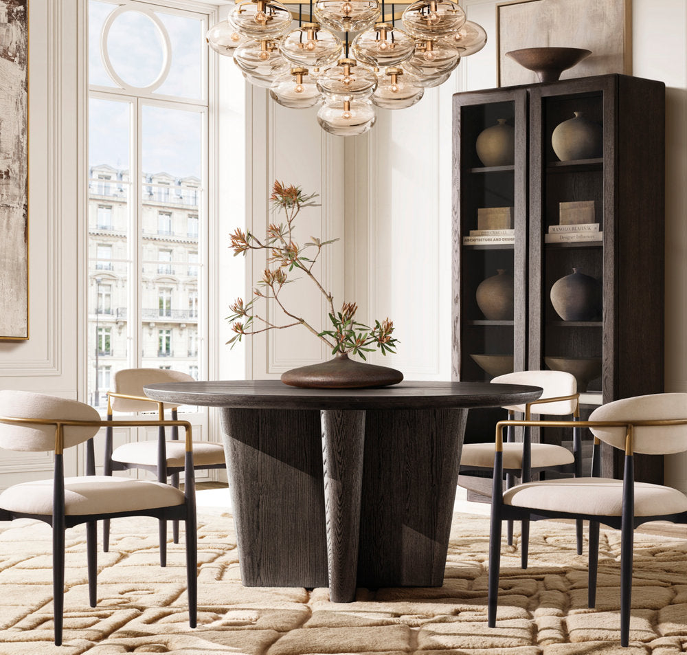 Clear Globe Cascade Chandelier