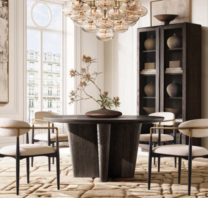 Clear Globe Cascade Chandelier
