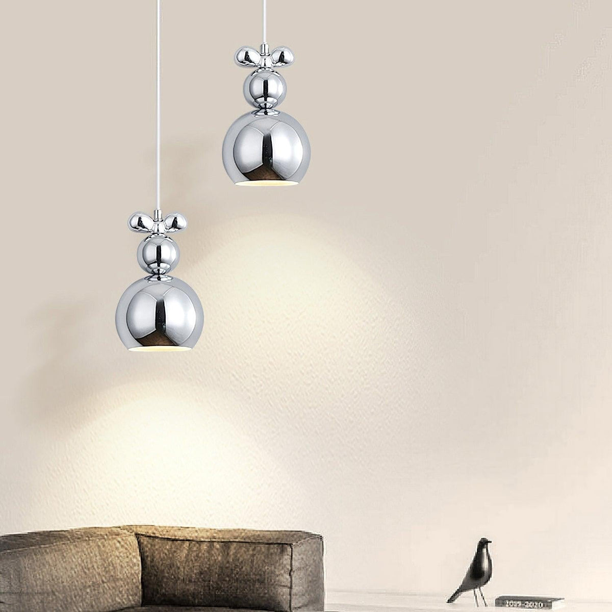 Elara Mini Chrome Pendant