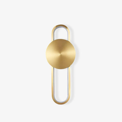 Ellara Brass Arc Wall Light