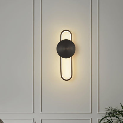 Ellara Brass Arc Wall Light