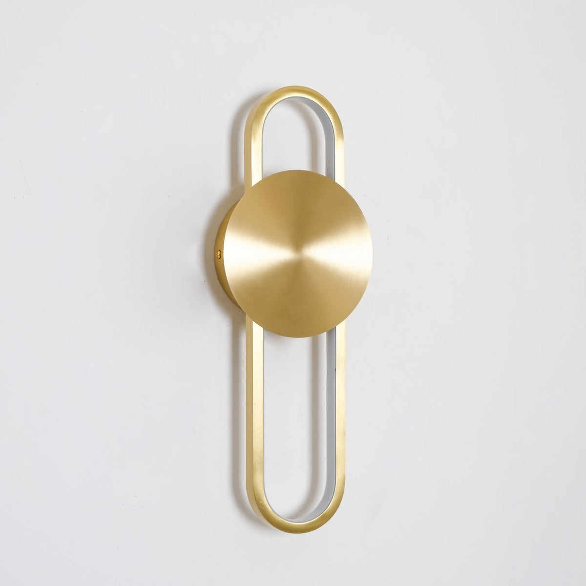 Ellara Brass Arc Wall Light