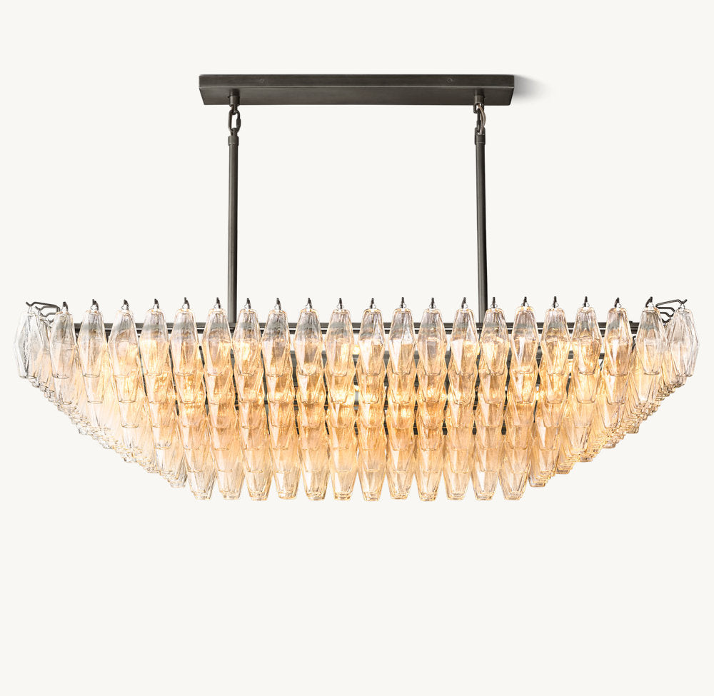 Ellaria Tiered Blown Glass Chandelier