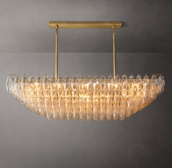 Ellaria Tiered Blown Glass Chandelier
