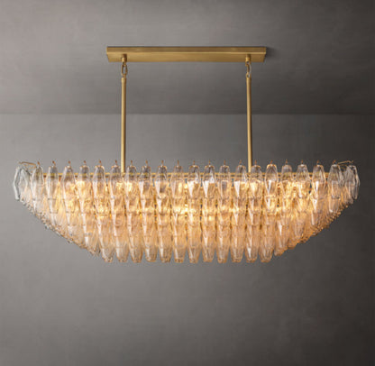 Ellaria Tiered Blown Glass Chandelier