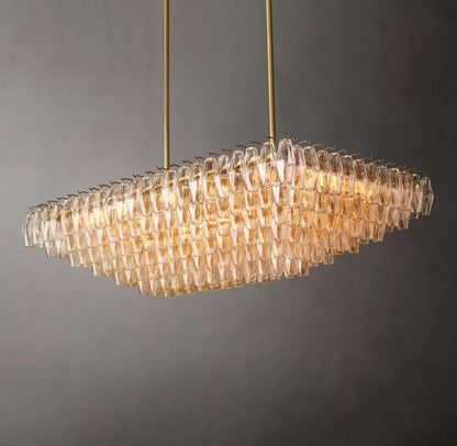Ellaria Tiered Blown Glass Chandelier