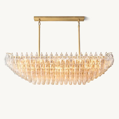 Ellaria Tiered Blown Glass Chandelier