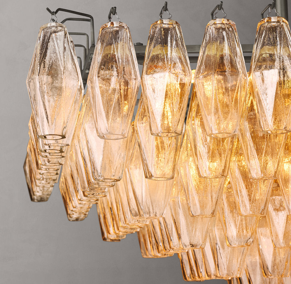 Ellaria Tiered Blown Glass Chandelier