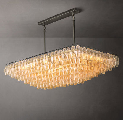Ellaria Tiered Blown Glass Chandelier