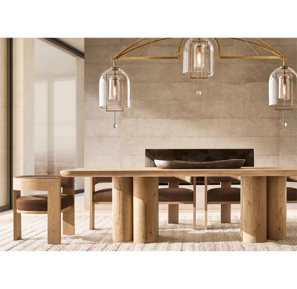 Equinox Artisan Glass Linear Chandelier