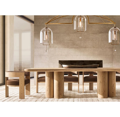 Equinox Artisan Glass Linear Chandelier