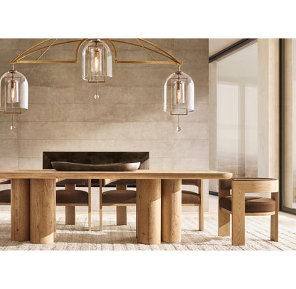 Equinox Artisan Glass Linear Chandelier