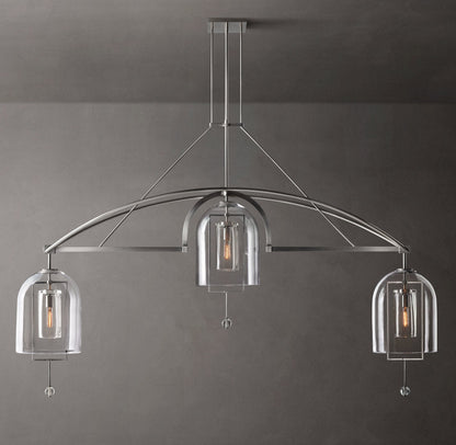 Equinox Artisan Glass Linear Chandelier