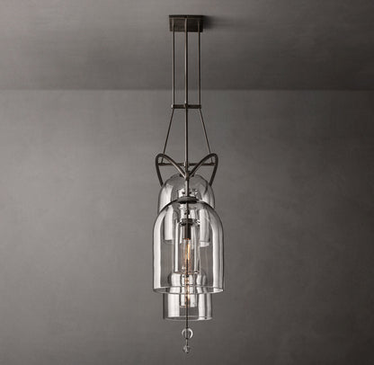 Equinox Artisan Glass Linear Chandelier